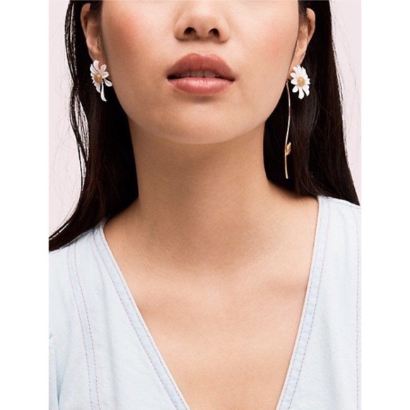 KATE SPADE • In Full Bloom Flower Earrings - Picture 2 of 5